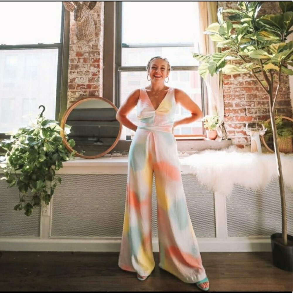 Colorful Tie-Dye Jumpsuit